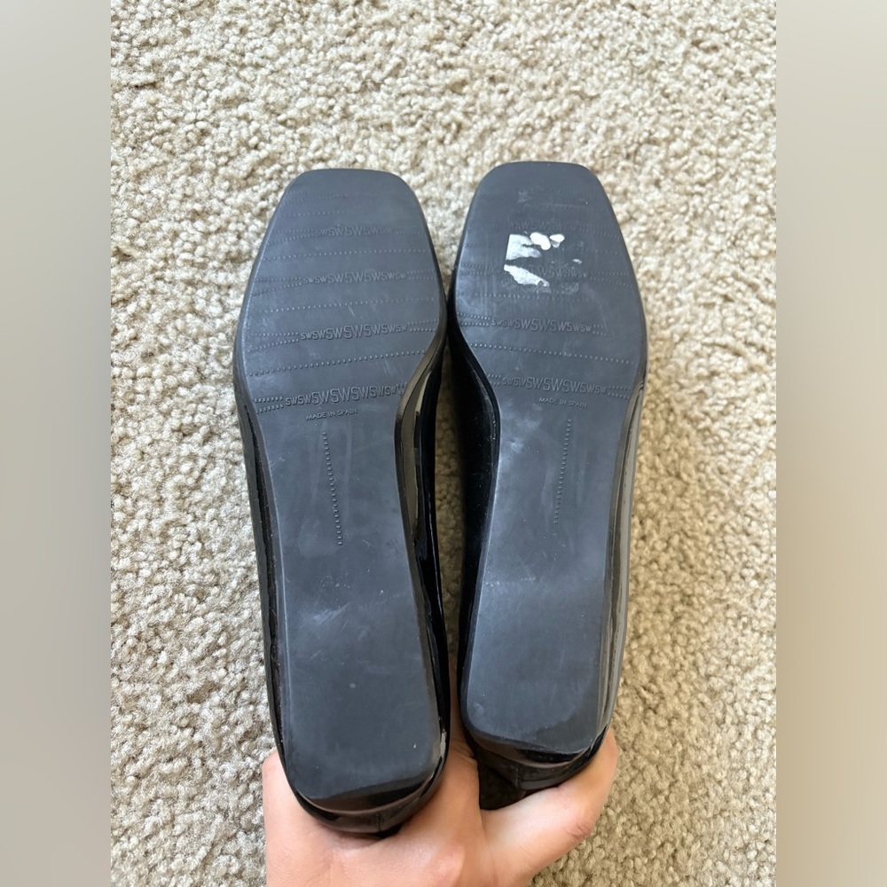 STUART WEITZMAN Horsebit Ballet Flat Loafers 8 - Picture 6 of 7
